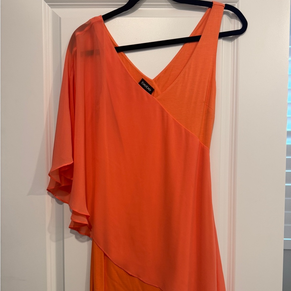 Bebe Orange Dress Size Small